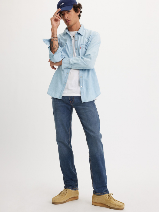 Levi's Blugi Albastri 502 Tapered Barbati [5]