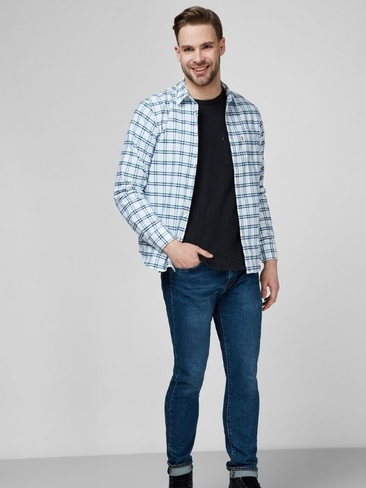 Levi's Blugi Navy 512 Slim Tapered Barbati [6]