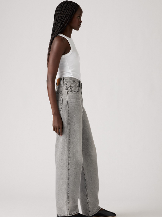 Levi's Blugi Gri Inchis Baggy Dad Loose Femei [2]