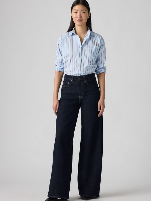 Levi's Blugi Indigo 728 Wide Leg Femei [1]