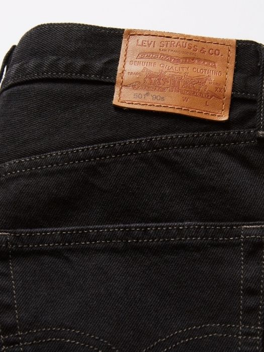 Levi's Женские Джинсы Чёрные 501 90 Straight [6]