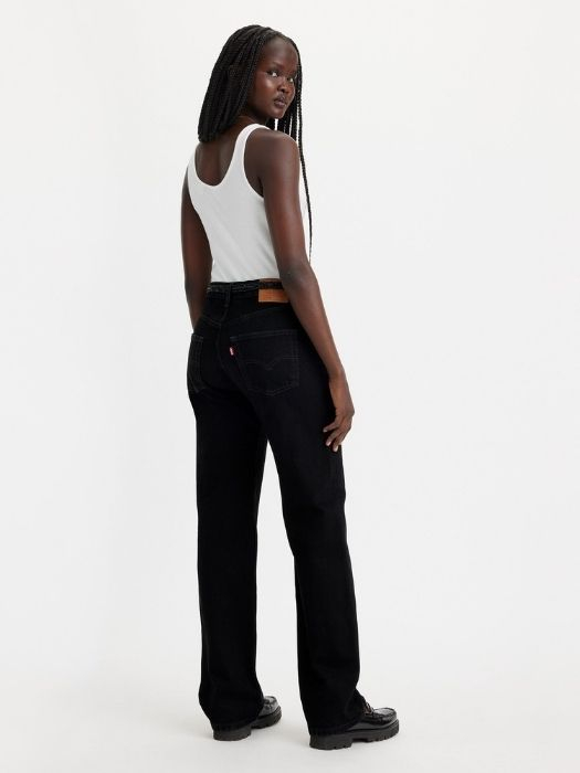 Levi's Женские Джинсы Чёрные 501 90 Straight [2]