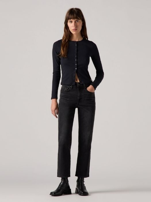 Levi's Женские Джинсы Тёмные Серые 725 Bootcut [1]