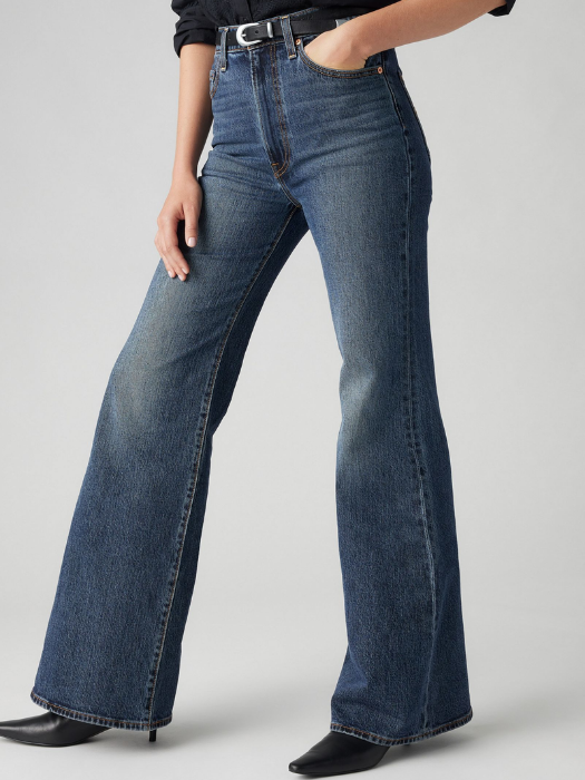 Levi's Blugi Albastri RIBCAGE BELL Ribcage Femei [5]