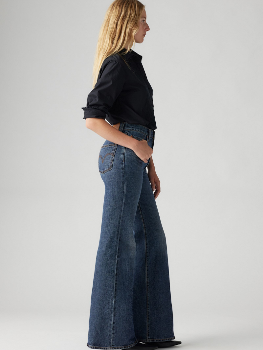 Levi's Blugi Albastri RIBCAGE BELL Ribcage Femei [2]
