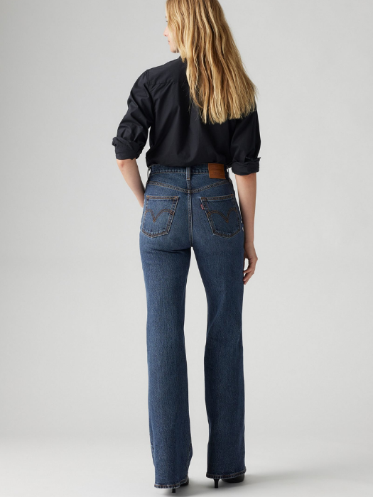 Levi's Blugi Albastri RIBCAGE BELL Ribcage Femei [3]