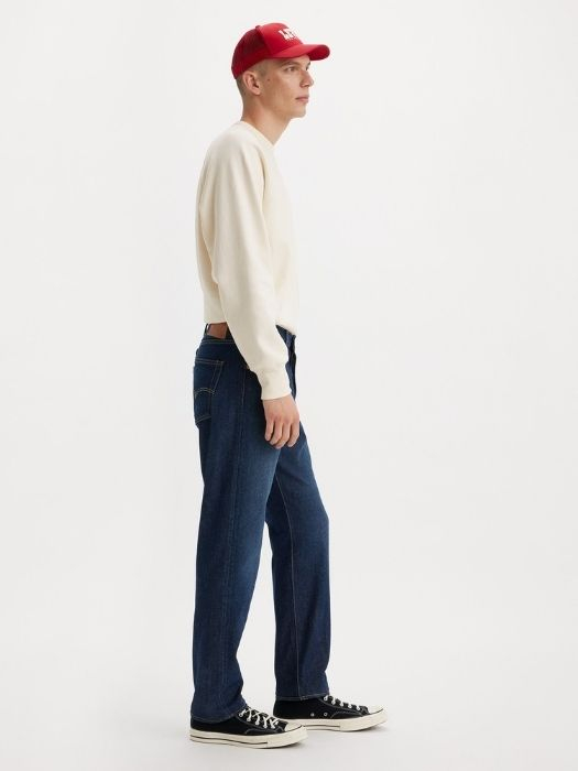 Levi's Blugi Navy 501 slim taper Slim Taper Barbati [3]
