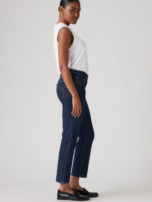 Levi's Женские Джинсы Темно-Синие 501 CROP Straight [2]