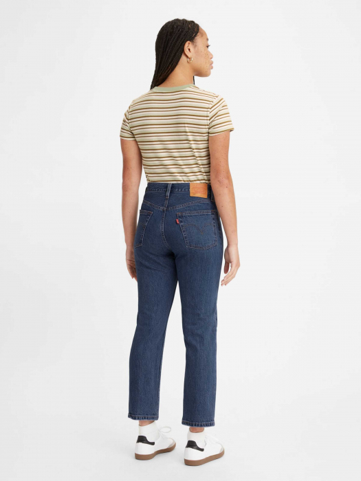 Levi's Blugi Navy 501 CROP Straight Femei [2]