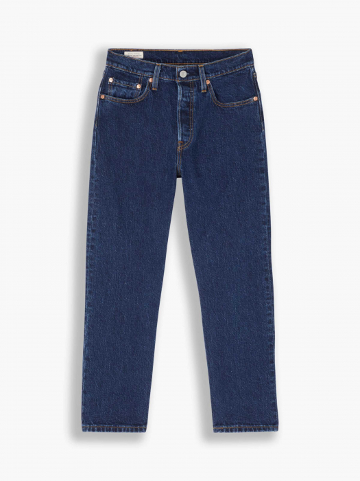 Levi's Blugi Navy 501 CROP Straight Femei [8]
