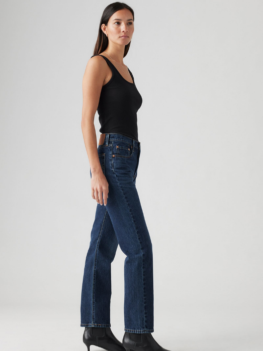 Levi's Blugi Navy 501 Straight Femei [2]