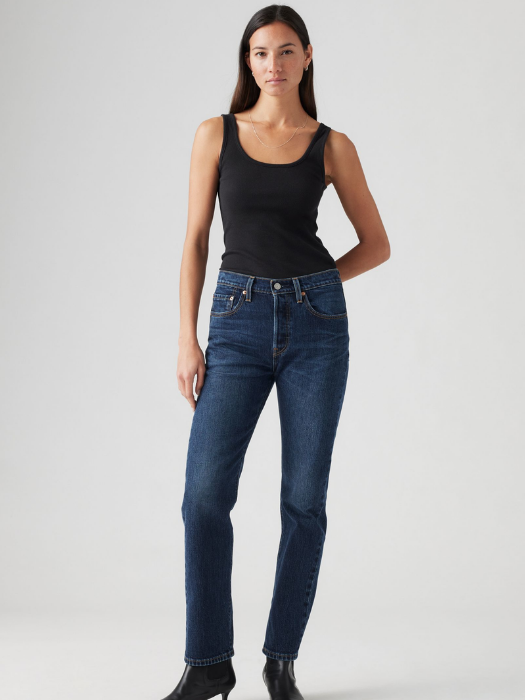 Levi's Blugi Navy 501 Straight Femei [1]