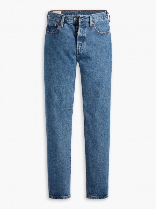 Levi's Blugi Albastri 501 Straight Femei [5]