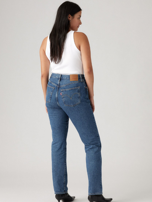 Levi's Женские Джинсы Синие 501 Straight [7]