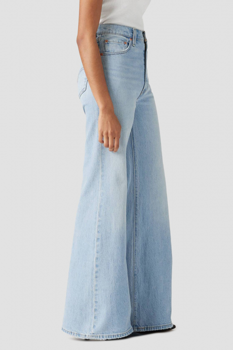 Levi's Blugi Albastri Deschisi RIBCAGE BELL Ribcage Femei [3]