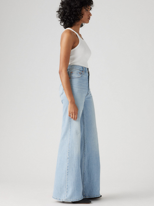Levi's Blugi Albastri Deschisi RIBCAGE BELL Ribcage Femei [2]