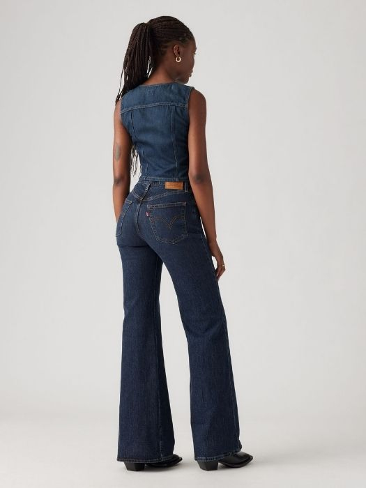 Levi's Женские Джинсы Темно-Синие RIBCAGE BELL Flare [2]