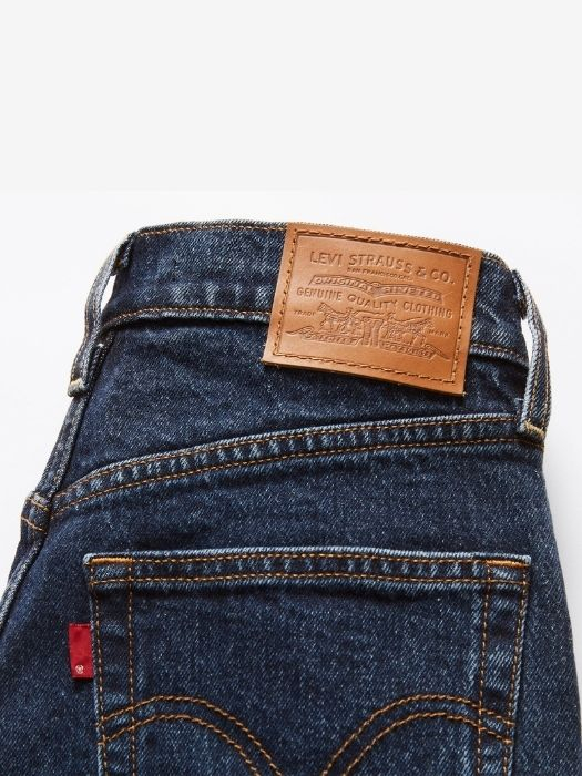 Levi's Женские Джинсы Темно-Синие RIBCAGE BELL Flare [7]