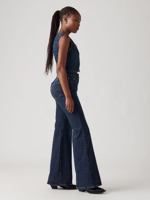 Levi's Blugi Navy RIBCAGE BELL Flare Femei [3]