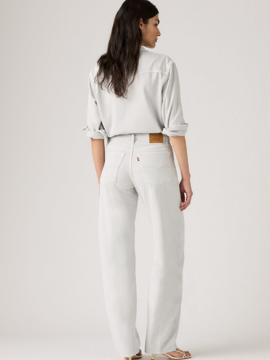 Levi's Blugi Gri Deschis Baggy Dad Barrel Barrel Femei [4]