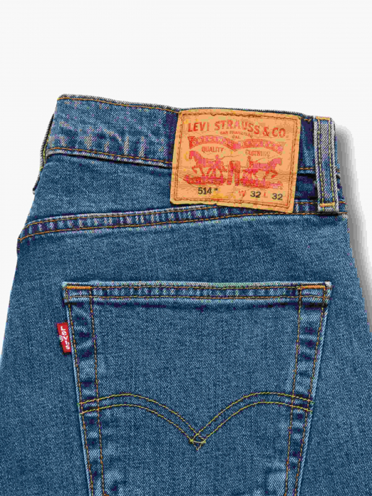 Levi's Blugi Albastri 514 Straight Barbati [6]