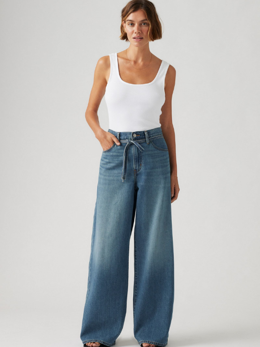 Levi's Женские Джинсы Темно-Синие Xl Straight Straight [1]