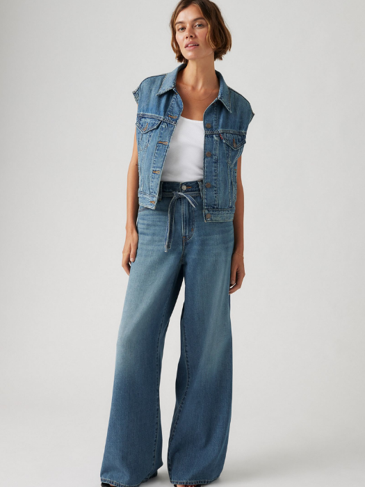 Levi's Женские Джинсы Темно-Синие Xl Straight Straight [5]