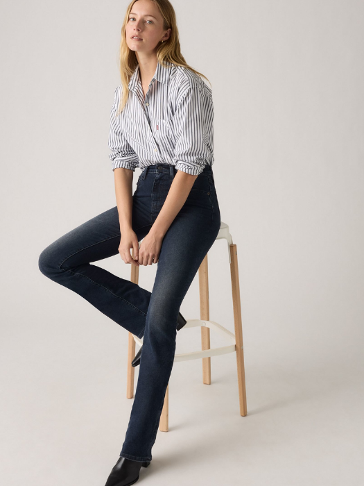 Levi's Blugi Navy 725 Bootcut Femei [3]