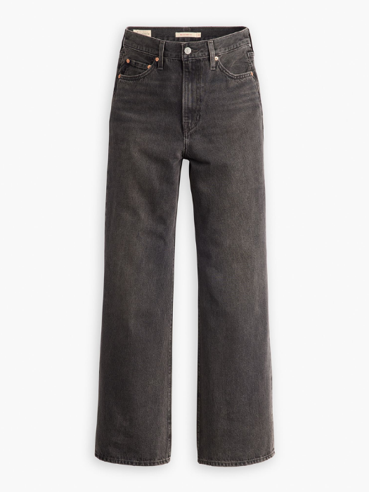 Levi's Blugi Gri Inchis Ribcage Wide Leg Ribcage Femei [6]