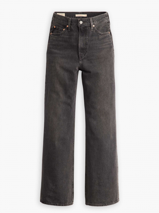 Levi's Blugi Gri Inchis Ribcage Wide Leg Ribcage Femei [6]