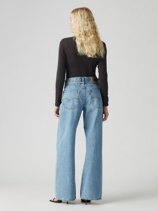 Levi's Blugi Albastri Xl Straight Straight Femei [2]