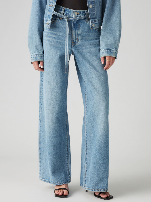 Levi's Blugi Albastri Xl Straight Straight Femei [3]