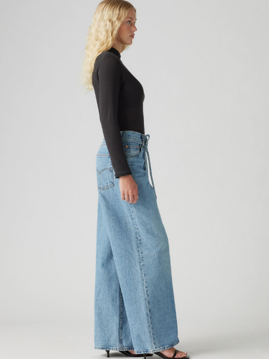 Levi's Blugi Albastri Xl Straight Straight Femei [4]