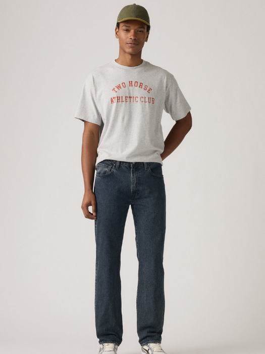 Levi's Blugi Navy 555 Relaxed Straight Barbati [1]