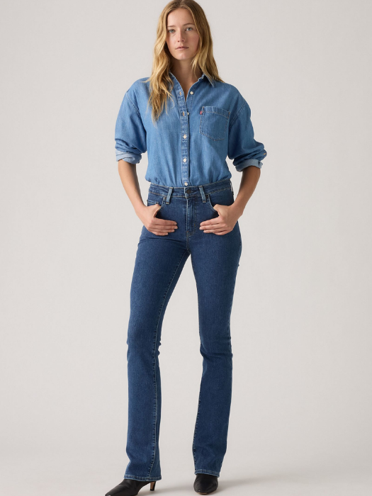 Levi's Blugi Navy 725 Bootcut Femei [1]