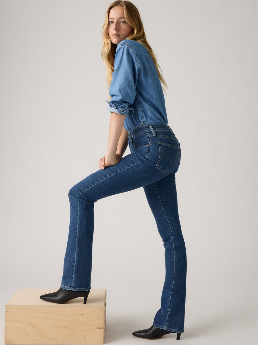 Levi's Blugi Navy 725 Bootcut Femei [3]