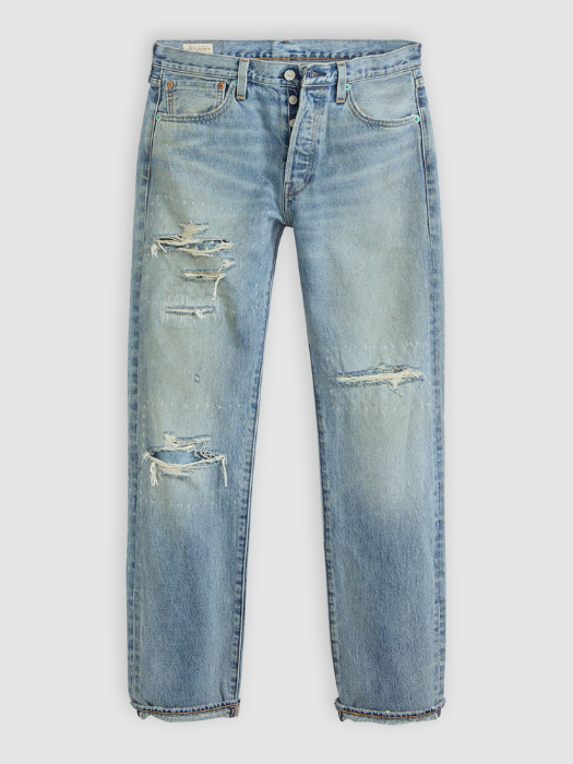 Levi's Blugi Albastri 501 Regular Barbati [6]