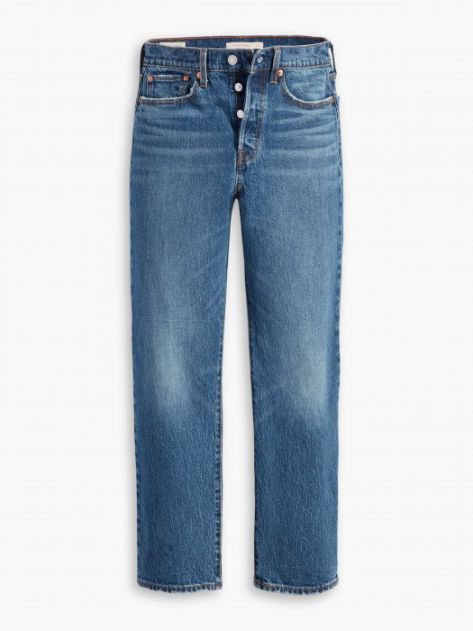 Levi's Blugi Albastri Wedgie Straight Straight Femei [6]
