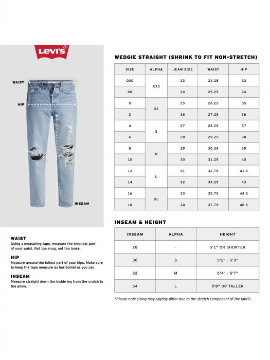 Levi's Blugi Albastri Wedgie Straight Straight Femei [8]
