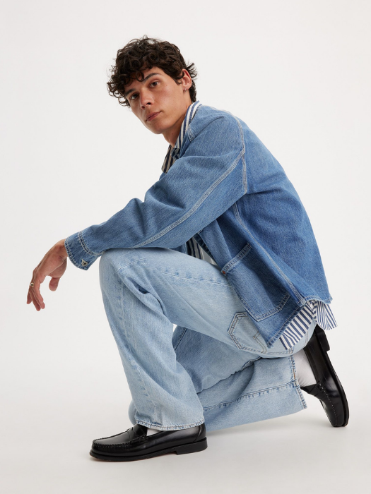 Levi's Мужские Джинсы Светло-Синие 568 Loose Straight [5]