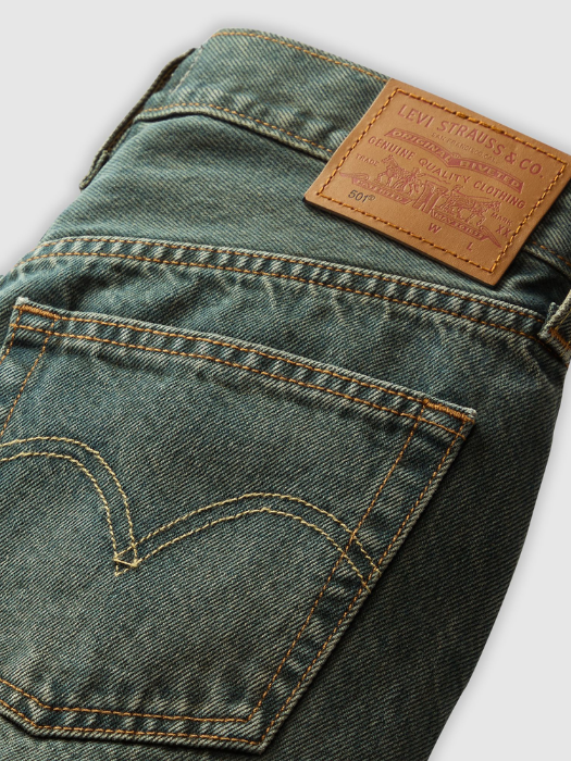 Levi's Blugi Navy 501 Straight Femei [6]