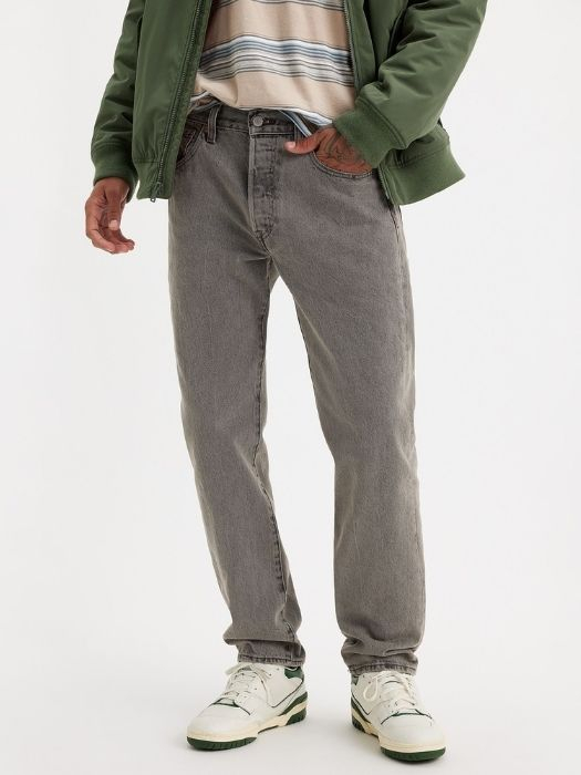 Levi's Мужские Джинсы Светло-Серые 501 Regular [1]