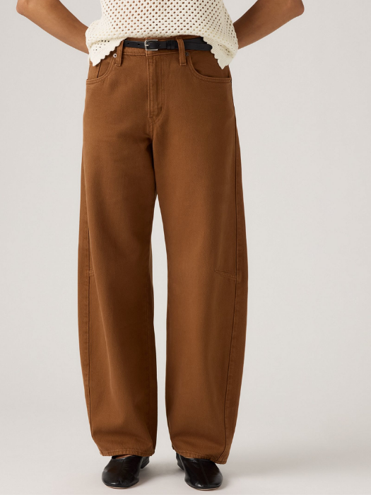 Levi's Blugi Maro Baggy Dad Barrel Barrel Femei [4]