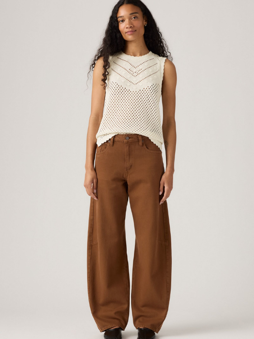 Levi's Blugi Maro Baggy Dad Barrel Barrel Femei [1]