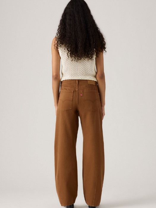 Levi's Blugi Maro Baggy Dad Barrel Barrel Femei [5]