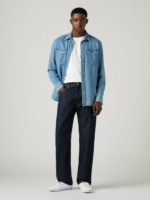 Levi's Мужские Джинсы Индиго 555 Relaxed Straight [2]