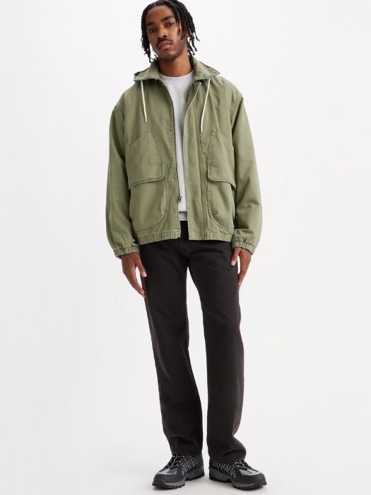 Levi's Мужские Джинсы Тёмные Серые 555 Relaxed Straight [4]