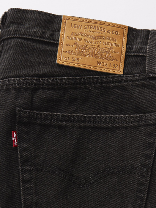 Levi's Мужские Джинсы Тёмные Серые 555 Relaxed Straight [6]