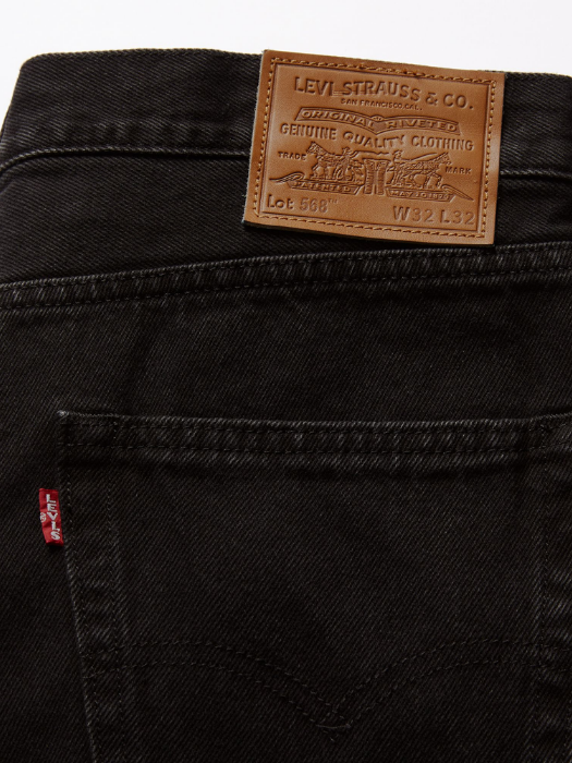 Levi's Blugi Negri 568 Loose Straight Barbati [6]