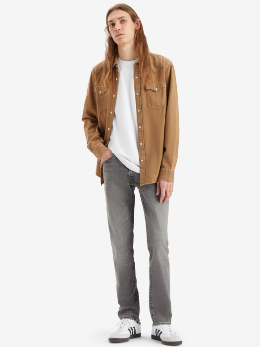Levi's Blugi Gri Deschis 511 Slim Barbati [4]
